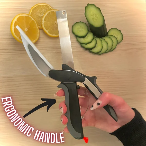 🔥LAST DAY 70% OFF🔥2 in 1 Kitchen Scissors Food Vegetable Scissors, Buy 2 Get 1 Free!