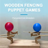 🎁HANDMADE WOODEN FENCING PUPPETS-Buy 2 Get Free Shipping