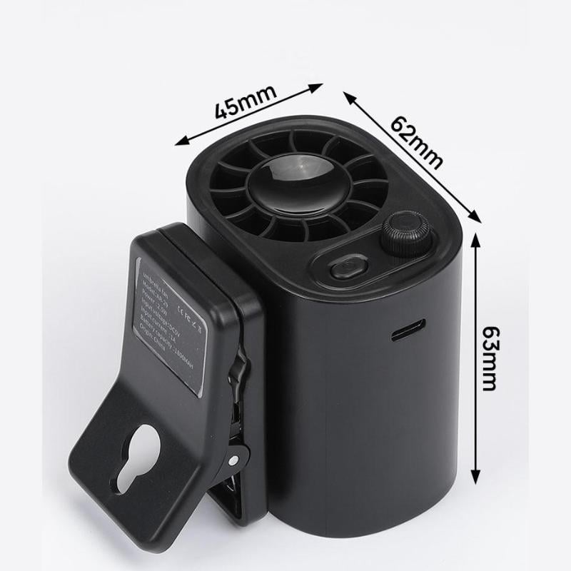 🎁TikTok Last Day Sale - 70% OFF🎉360° Rotation Car Clip On Fan with LED Display