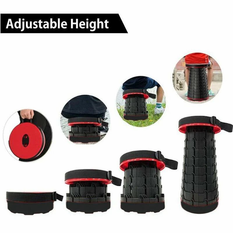 (🔥Last Day Promotion- SAVE 48% OFF)Retractable Folding Stool-Buy 2 Free Shipping