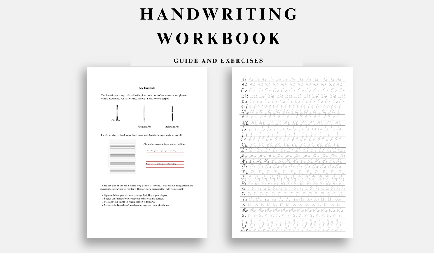 LAST DAY 49% OFF🔥Handwriting Practice Sheets Fundamentals