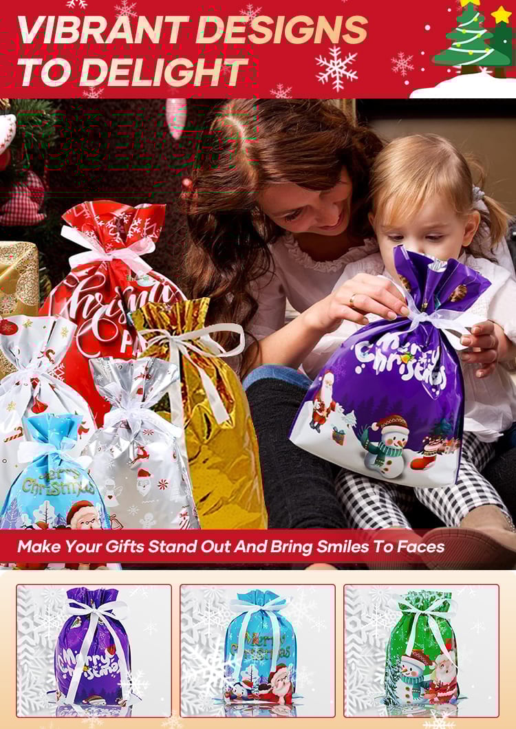 🎄TikTok Christmas Sale - 70% OFF✨Kringle Express 50-piece Gift Bag & Tags Set