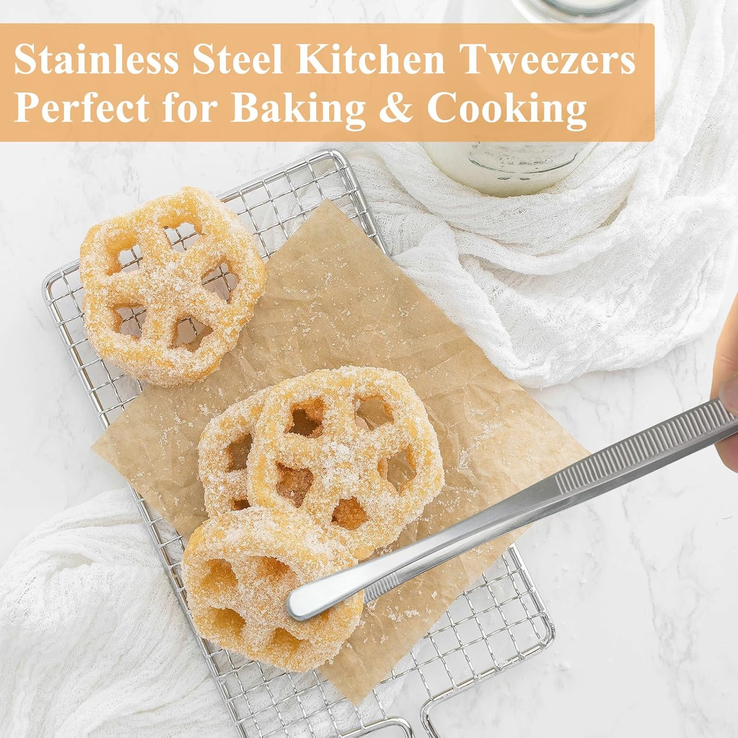 🎁TikTok Last Day Sale - 70% OFF🔥Stainless Steel Kitchen Tweezers