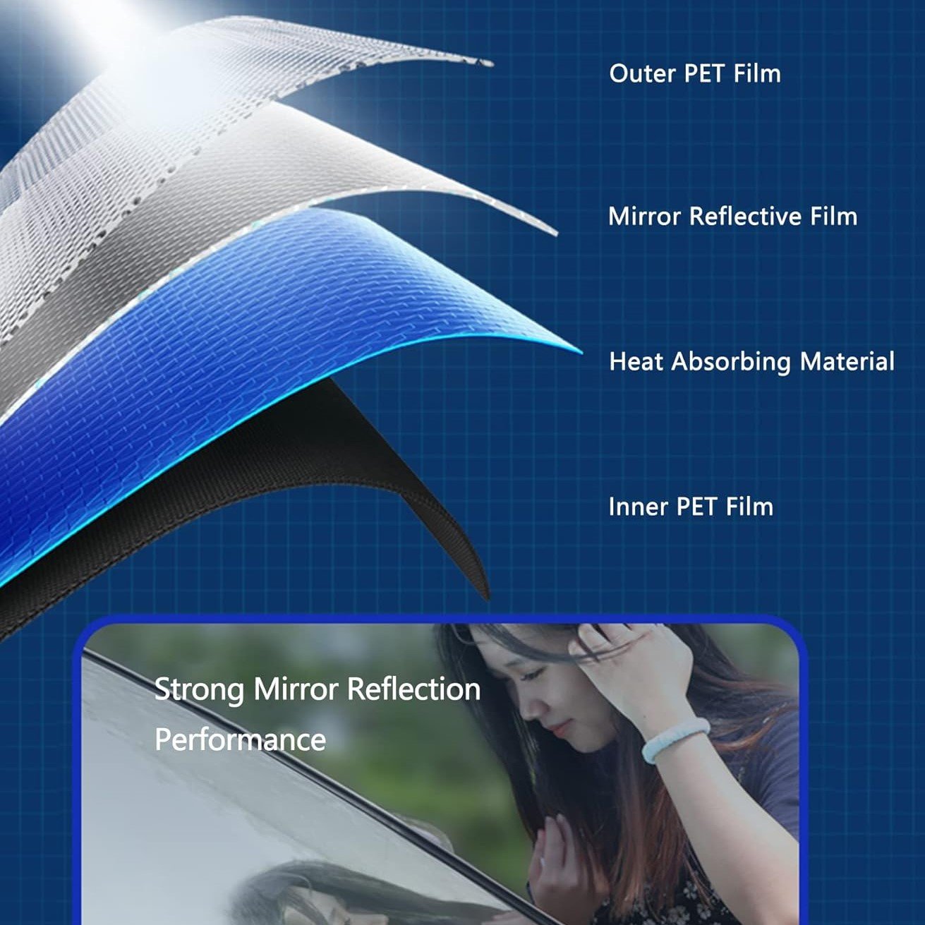 Summer Hot Sale 49%OFF🔥Automatic Retractable Car Sunshade