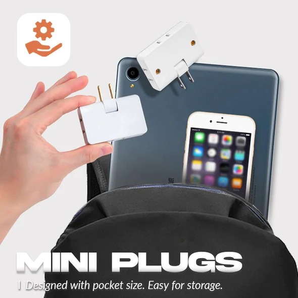 (🔥Christmas Promotion - Buy 3 Get 1 Free🔥) 180 Degrees Rotatable Socket Converter