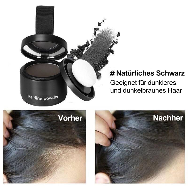 🔥Letzter Tag Verkauf 49% Rabatt🔥Haaransatzpuder – Sofortige Abdeckung für dünner werdende oder kahle Stellen