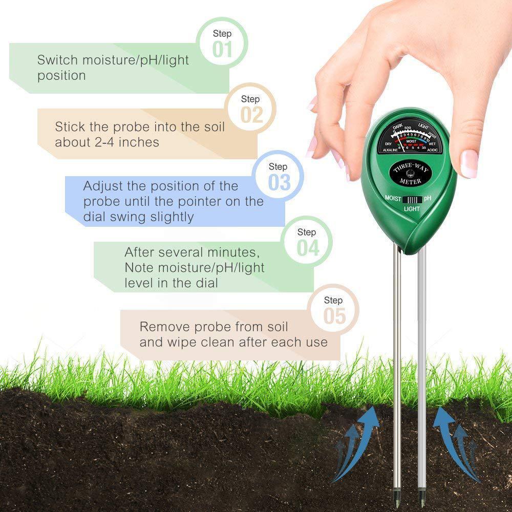 [HOT SALE 49%OFF🔥🔥🔥] 3-in-1 Soil Safe Tester Kits with Moisture