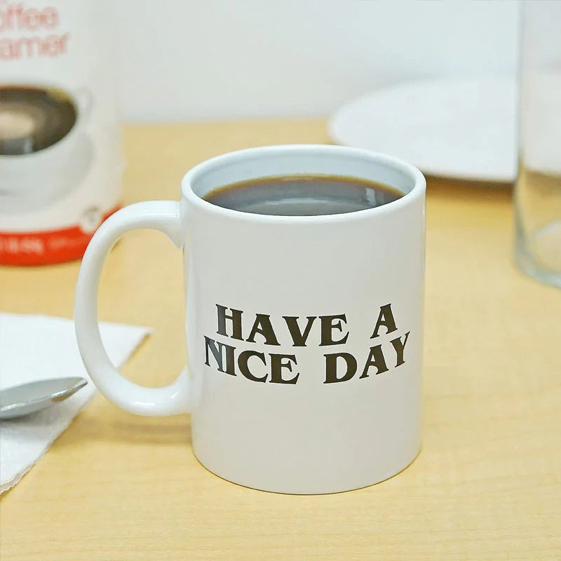 🔥Have a Nice Day Funny Middle Finger Mug