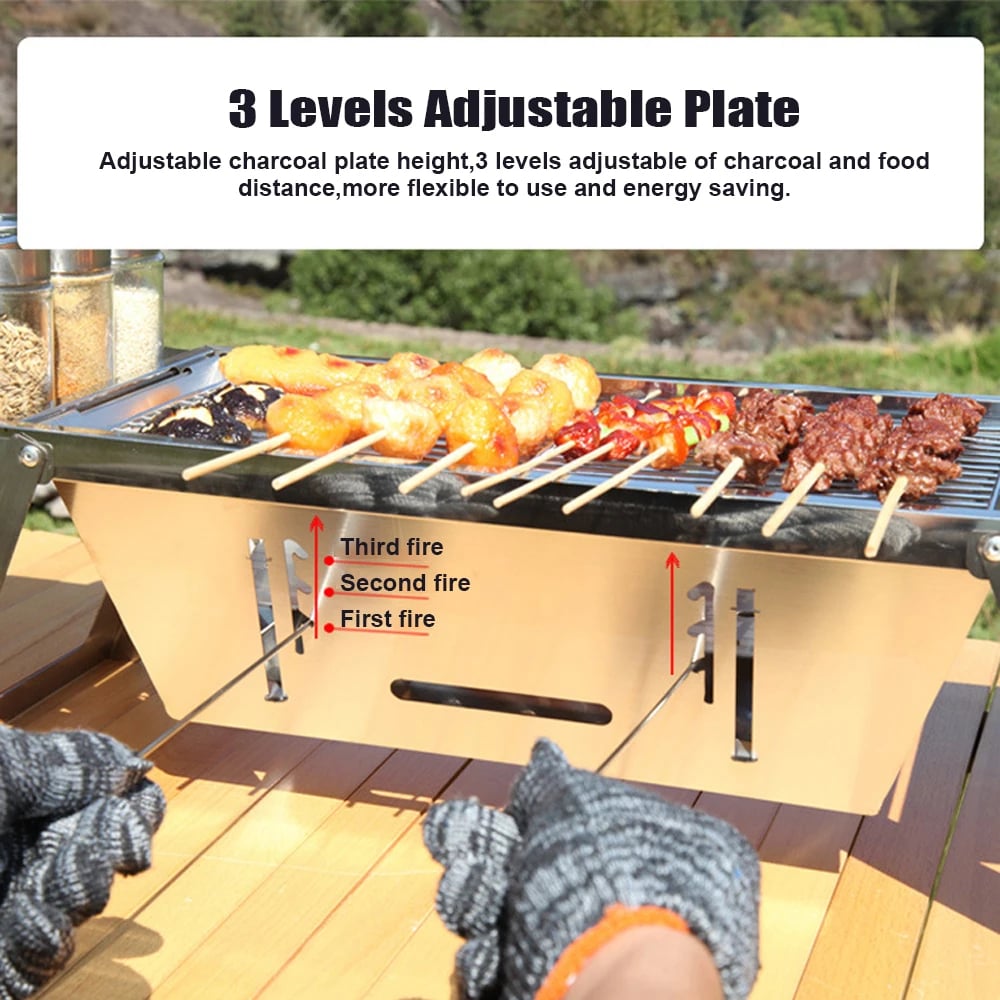 💥LAST DAY SALE 50% OFF💥Portable Camping BBQ Grill
