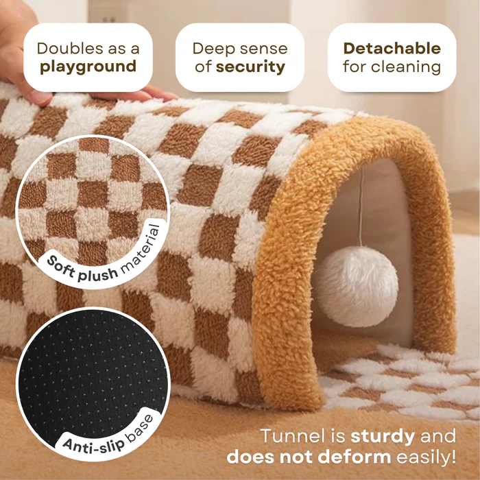 🔥This Week's Special Offer 49% OFF - 2-in-1 Funny Pet Tunnel  Bed😻