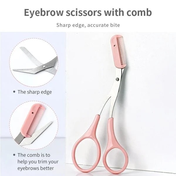 (🔥Last Day Promotion-60%OFF)Eyebrow Trimmer Scissor(Buy 2 Save $5)