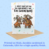 🎁🎅🏼Funny Christmas Card for Men or Women - Hilarious Holiday Card for Best Friend
