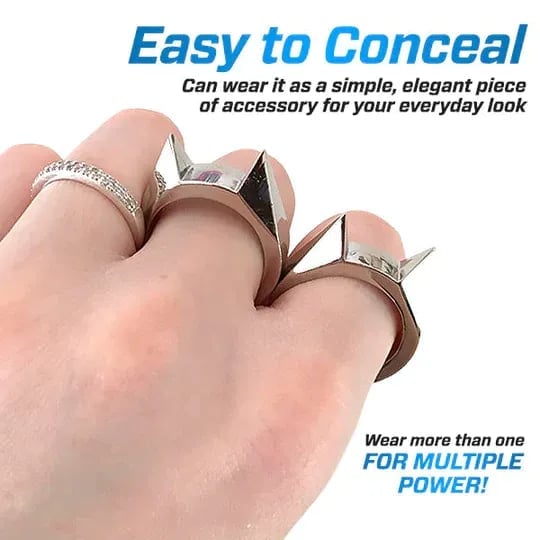 🔥HOT SALE🔥 - Self-Defense Ring With Electric Shock Function