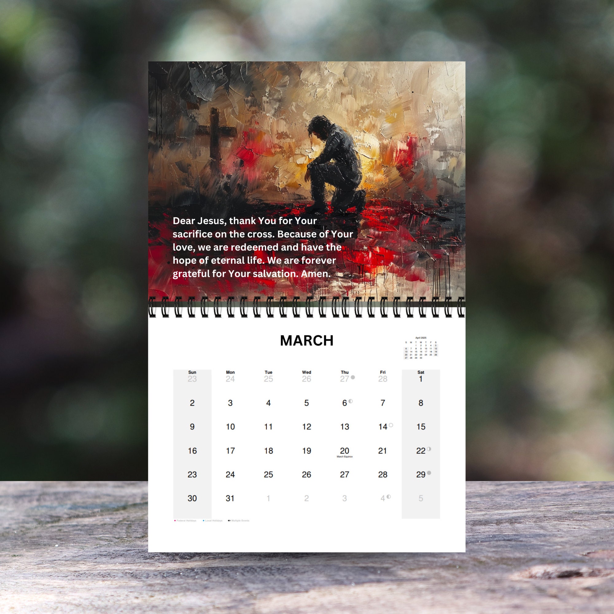 2025 Prayer Calendar | Christian Calendar