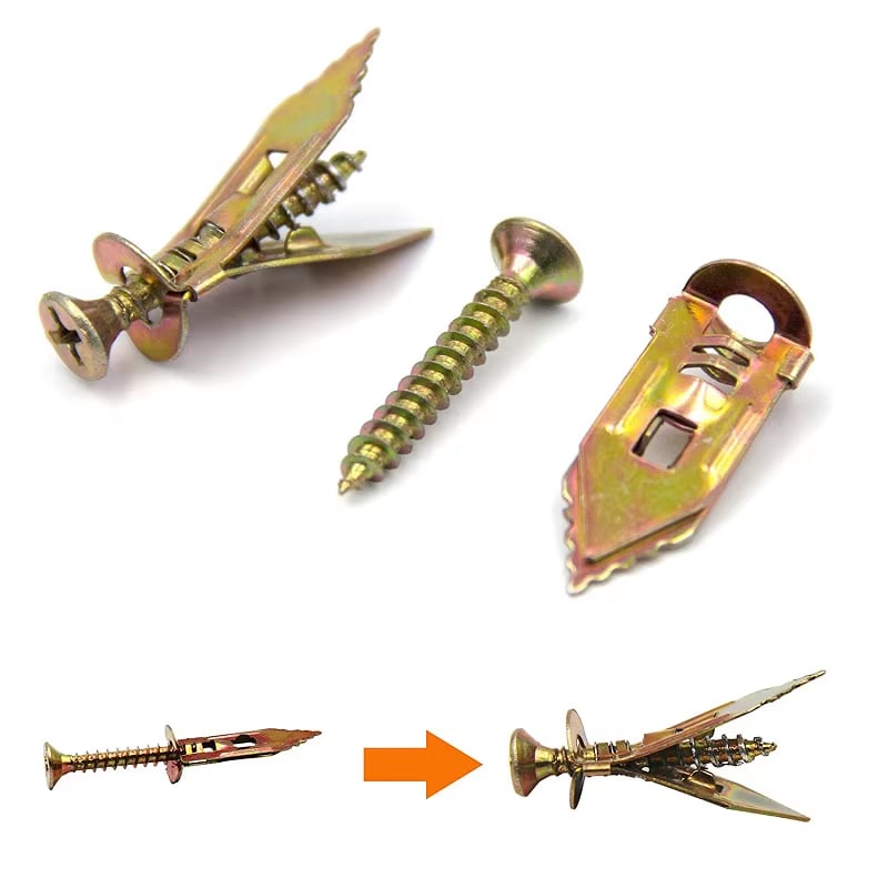 🎁TikTok Last Day Sale - 70% OFF🔥Self Drilling Drywall Anchors with Screws Kit