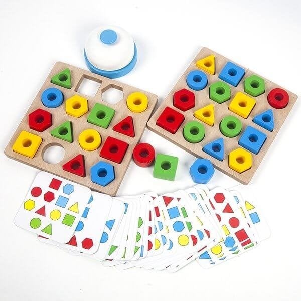 Christmas Hot Sale 48% OFF -  Shape Matching Game Color Sensory Educational Toy