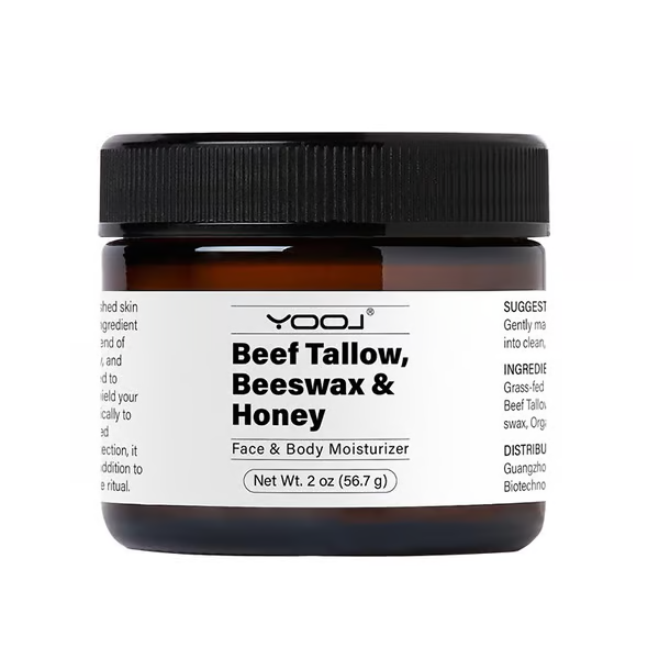 🔥Beef Tallow Beeswax and Honey Face Moisturizer