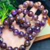 🔥Natural Purple Ghost Bracelet,Purple Aurora 23 Rough Stone Raw Ore Crystal- Buy 2 Get Extra 5% Off