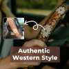 Retro Western Cowboy Car Universal Steering Wheel Cover