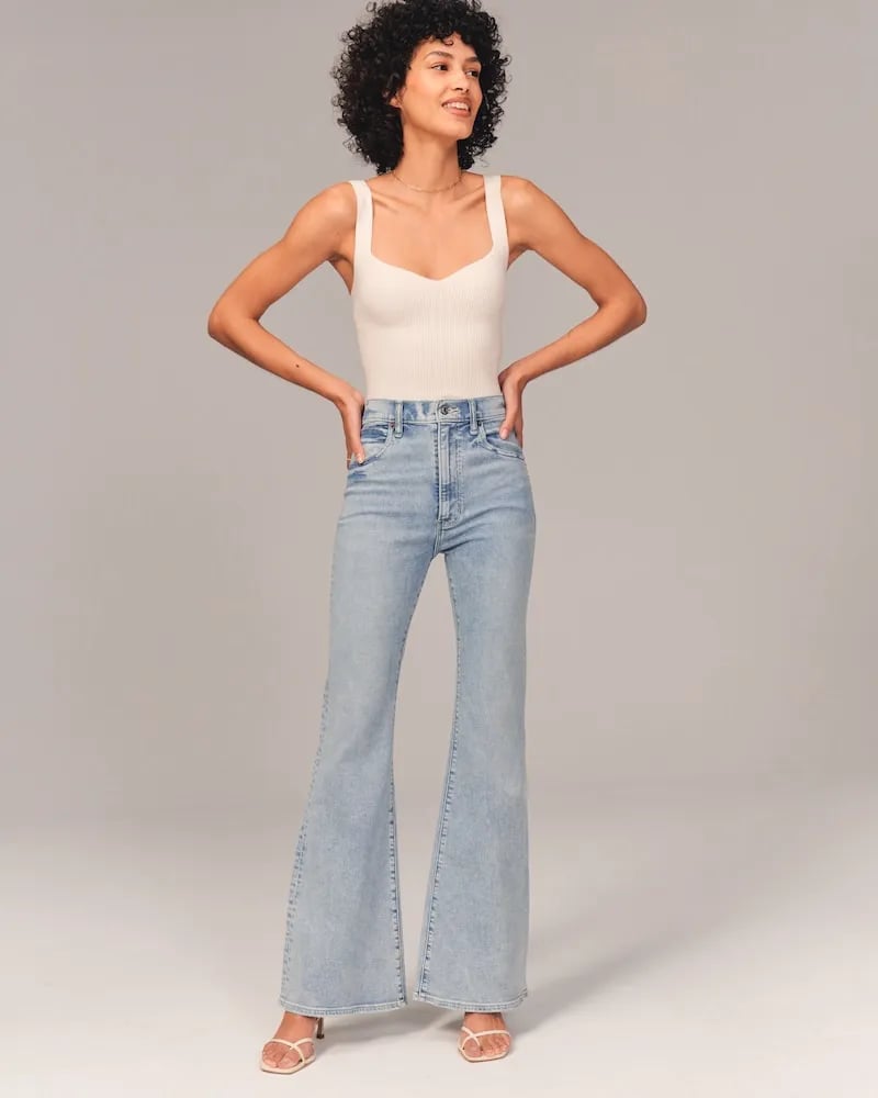 Ultra High Rise Stretch Flare Jean-Buy 2 Free Shipping