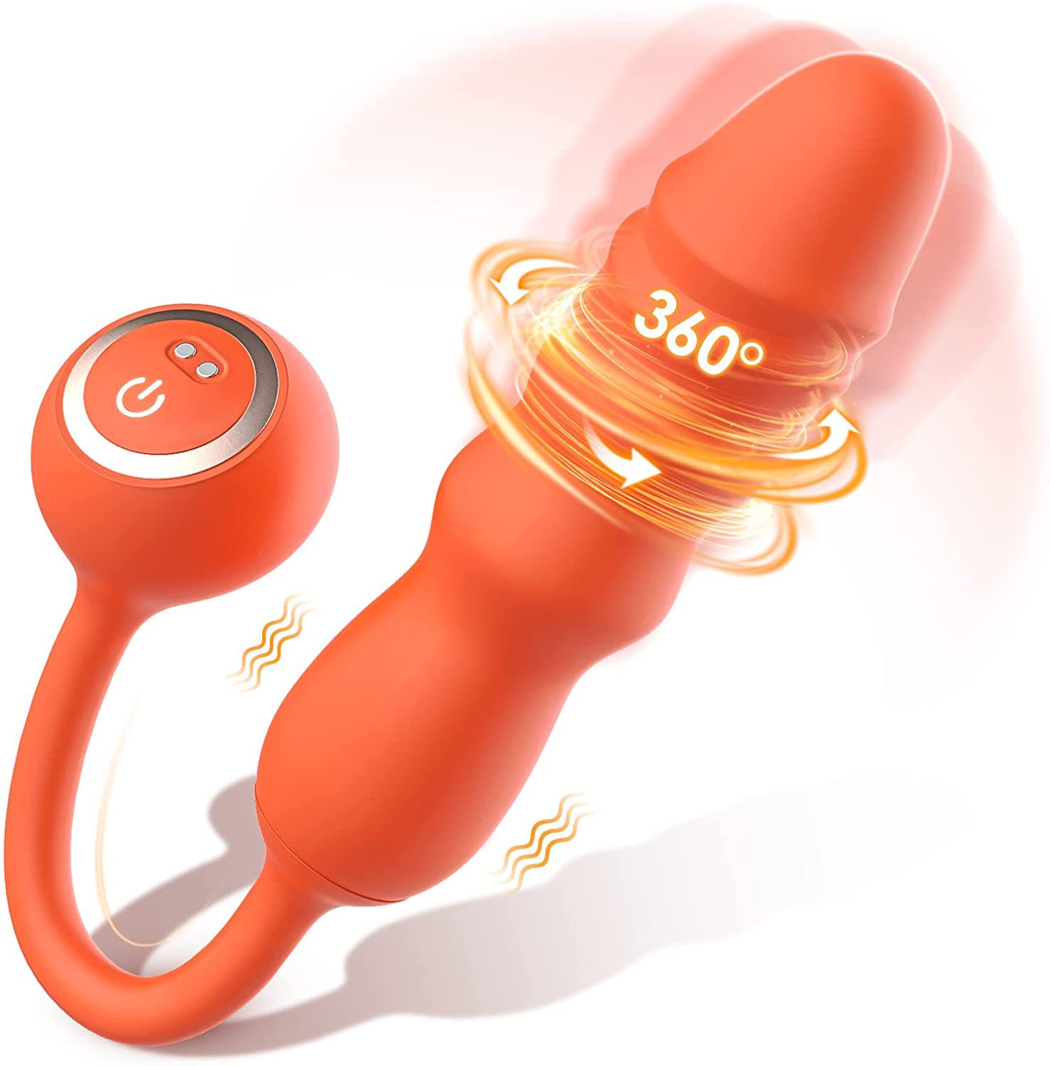 SHEMESIX - Female Masturbation Vibrating Egg G-Spot Telescopic Rocking Egg-Like Dildo Flirting Masturbation Device