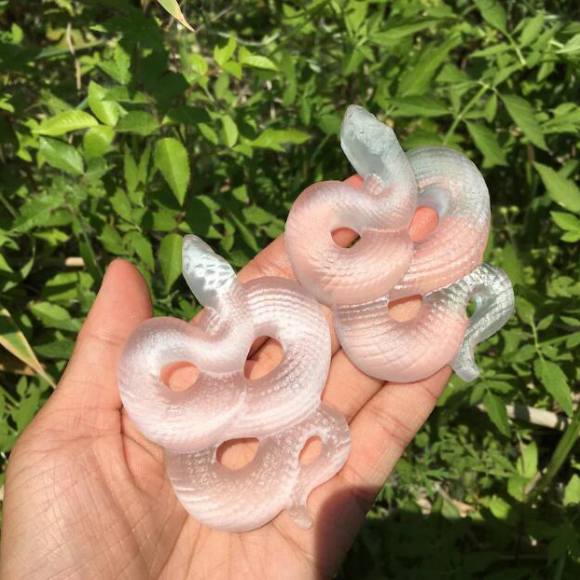 🔥Natural Selenite Snake,Hand Carved,Crystal Collection,crystal Healing,Home Decoration-Buy 2 Get Extra 5% Off