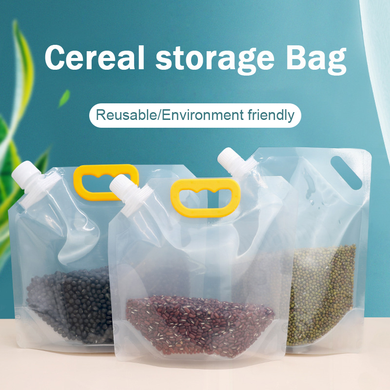 (🌲Early Christmas Sale- SAVE 48% OFF)Large Capacity Cereal storage Bag--buy 5 get 3 free & free shipping（8pcs）