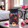 🔥Letzter Tag 49 % Rabatt✨Vintage-Blumenmustertassen-Thermoskanne – Eingebauter Infuser