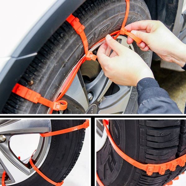 (🎄Christmas Sale🎄- 48% OFF) Snow Chains Anti-Slip Tire Wheel Cable🚘🚘BUY 2 GET 2 FREE(20 PCS)