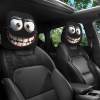 Last Day Promotion 70% OFF - 😆Funny Cartoon Car Headrest Covers – 2PCS Universal Fit 🚗