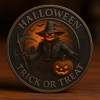 Halloween Trick-or-Treat Coin – Scarecrow Pumpkin Reaper Edition