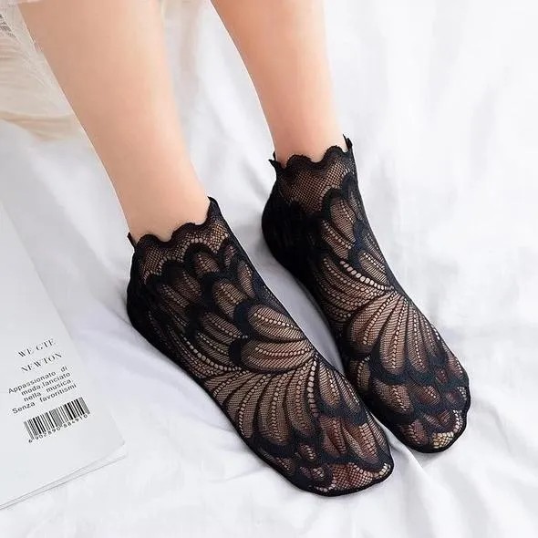 ❤️Mother's Day Sale 70% OFF✨Amazing Crystal Peacock Socks-3 PAIRS