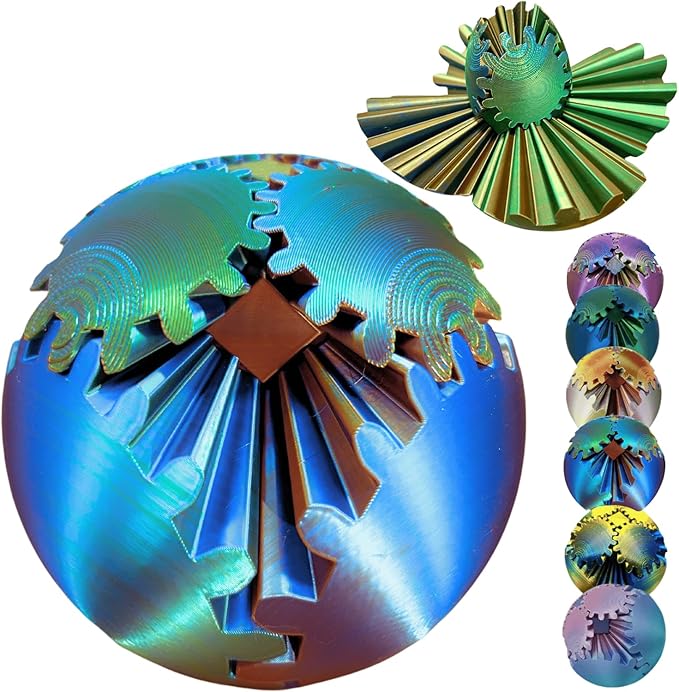 🔥Flash Sale-50% OFF Buy More Save More GearSphere - The Steampunk Whirling Wonder Fidget (Gear Ball)