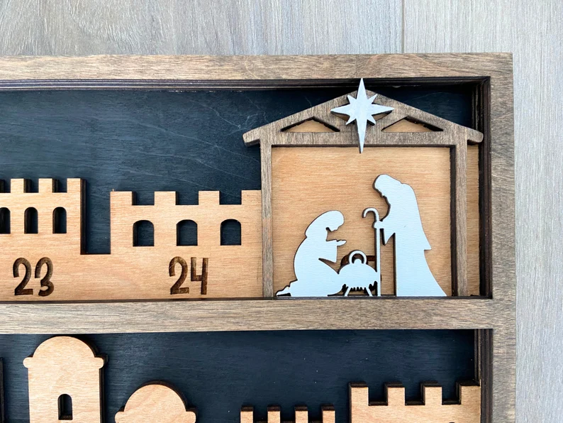 🌲Early Christmas Sale 50% Off🌲Nativity Advent Calendar, Buy 2 Free Shipping