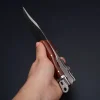 Outdoor Hunting Folding  Knife(𝐉𝐚𝐤𝐞 𝐌𝐨𝐧𝐫𝐨𝐞 𝐇𝐚𝐧𝐝𝐦𝐚𝐝𝐞®)