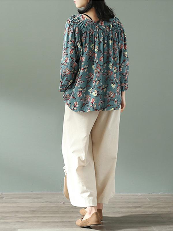 Heaven Tour Cotton & Linen Wide Leg Pant