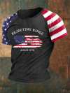 Men's Rejecting Kings Since 1776 Print Short Sleeve T-Shirt