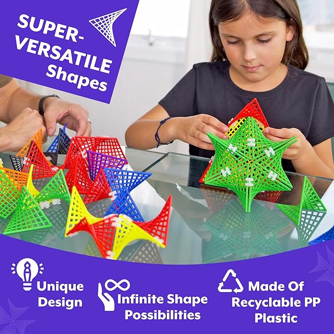 🔥Last Day Promotion 48% OFF-🎁-Hyperbolic Building Toy – Unlock Creativity with Mind-Bending Shapes!