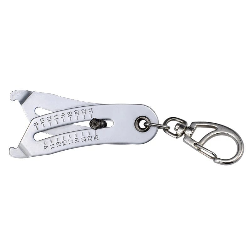 ✨HOT SALE 49% OFF✨Portable Precise Thread Size Checker Keychain