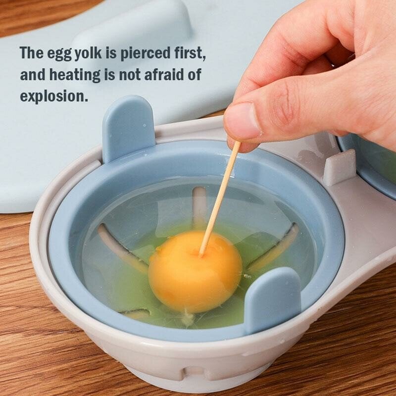 (🎄EARLY CHRISTMAS SALE - 50% OFF) 🎁Edible Silicone Drain Egg Boiler