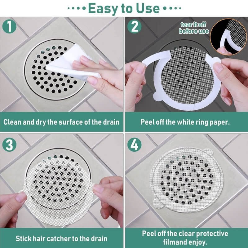 🔥Last Day Promotion 50% OFF🔥30 PCS Disposable Shower Drain Hair Catcher