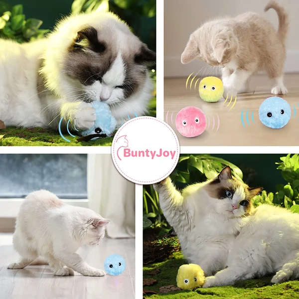 🎉Last Day Hot Sale 50%-🐱 Cat Toys Interactive Ball 🔥BUY 3 SAVE 30% OFF