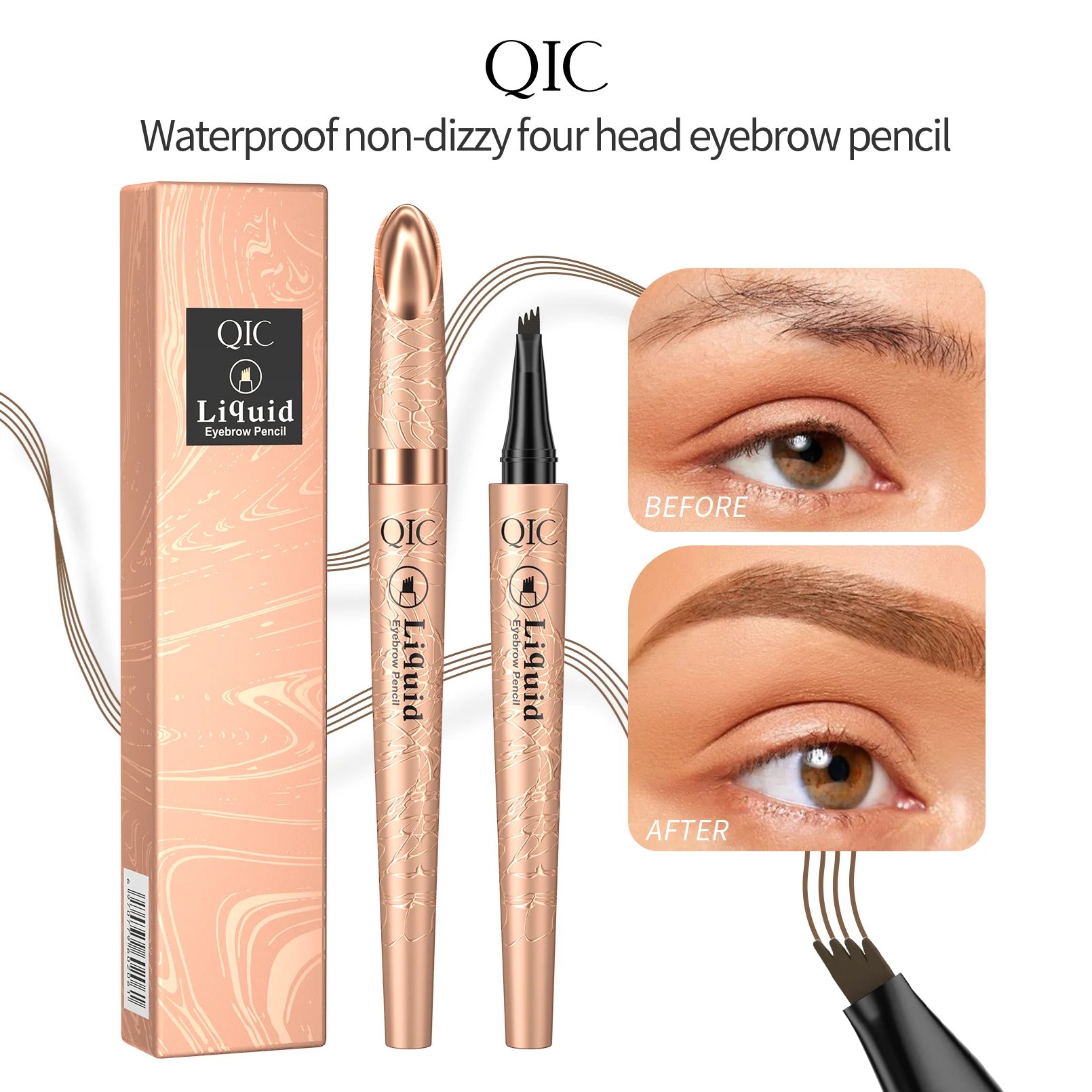 🔥Last Day Promotion 48% OFF-🎁-3D Microblading Eyebrow Tattoo Pencil 4 Fork Tip