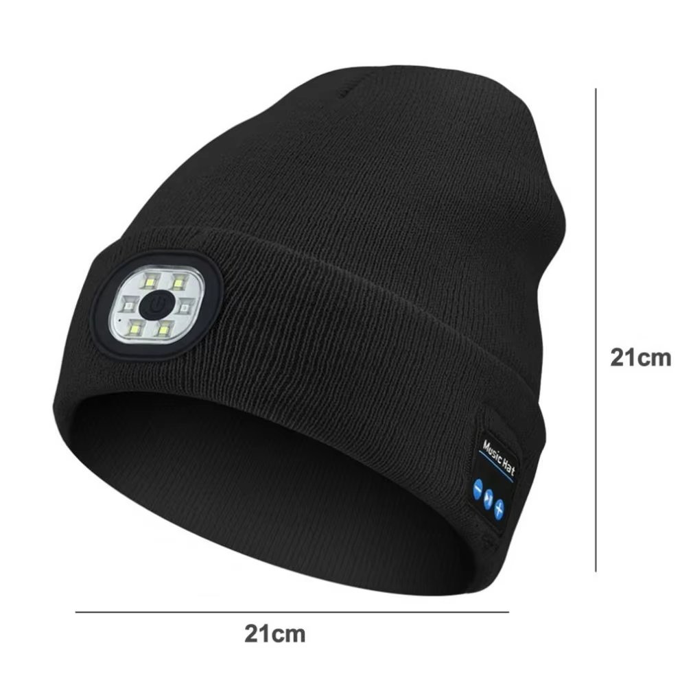 (🔥Black Friday Flash Sale - 49% OFF) Bluetooth Beanie with LED Headlight and Removable Speakers, 🔥Buy 2 GET FREE SHIPPING