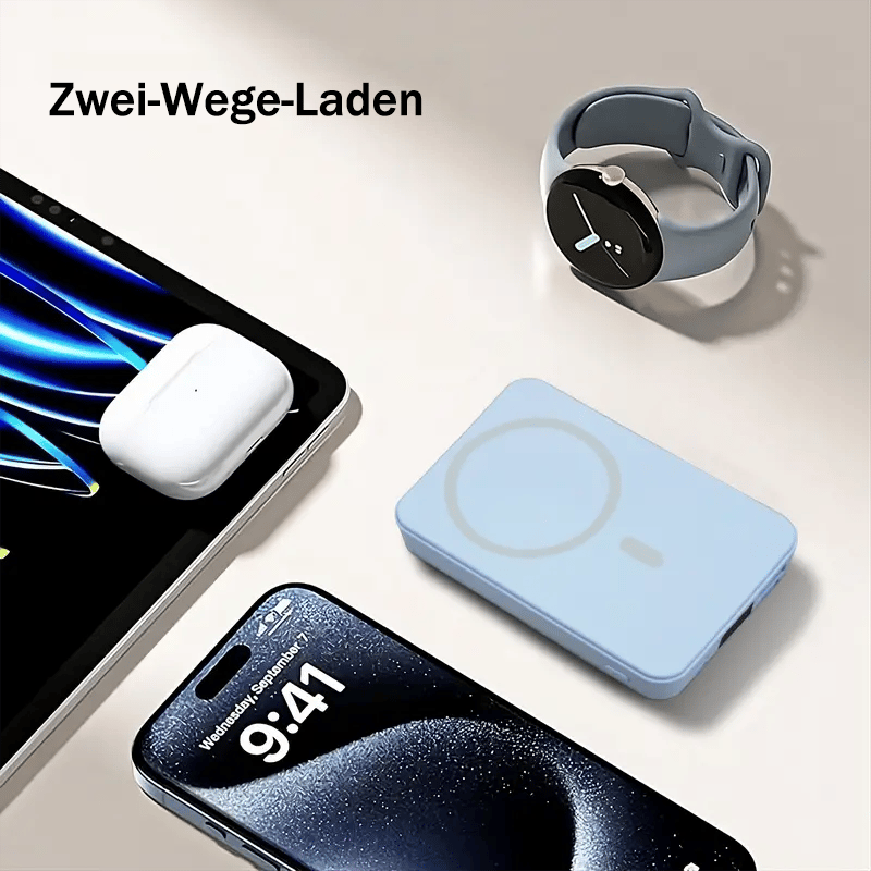 🎁Letzter Tag 49 % RABATT🔥 Tragbare kabellose magnetische Powerbank
