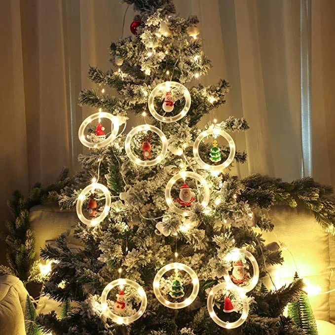 (🎅Early Christmas Sale-49% OFF) Christmas Decor Ring Lights