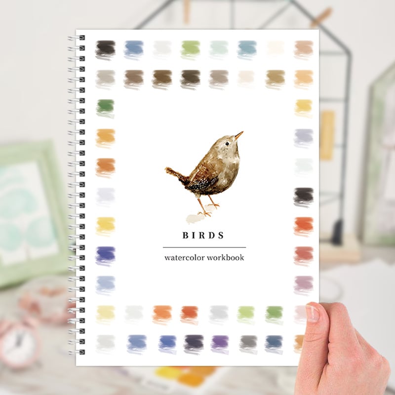 ⏰Children's Day Sale 60% OFF🖼️Beginner-Friendly💝Watercolor Workbook