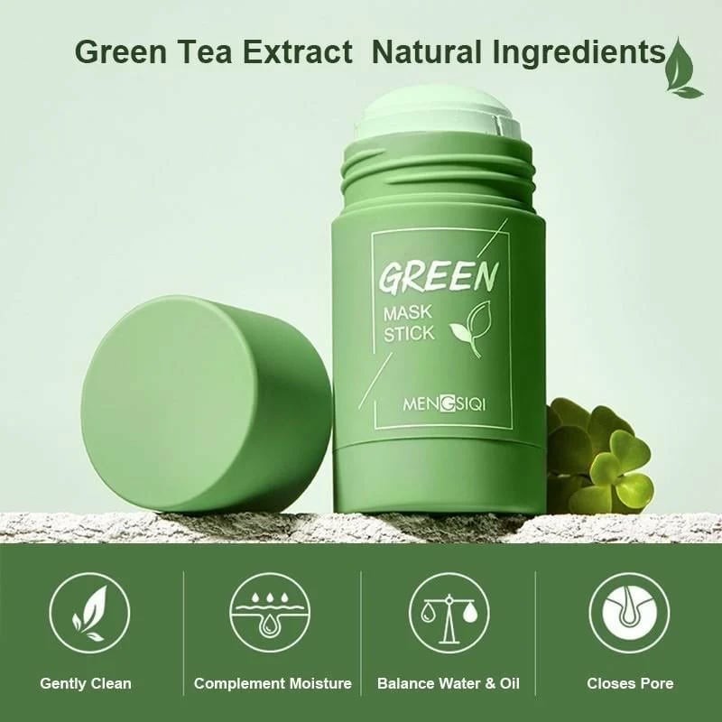 🔥Last Day Promotion- SAVE 70% OFF👨‍⚕Deep Cleanse Green Tea Mask-BUY 2 FREE SHIPPING
