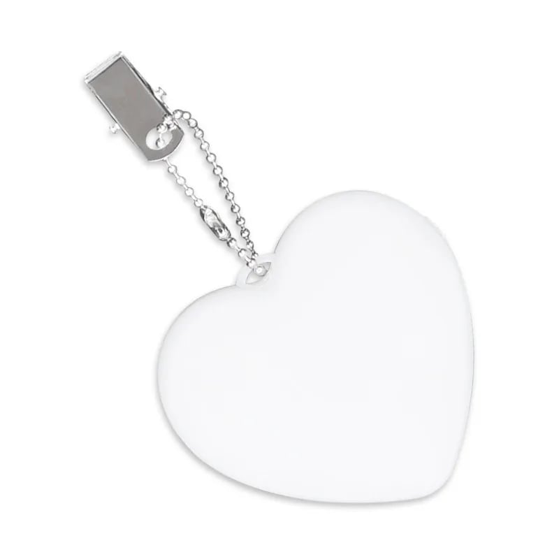 ❤️Heart Round Shaped Touch Sensor Purse Light with Keychain