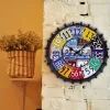 🔥DIY License Plate Patchwork Art Clock